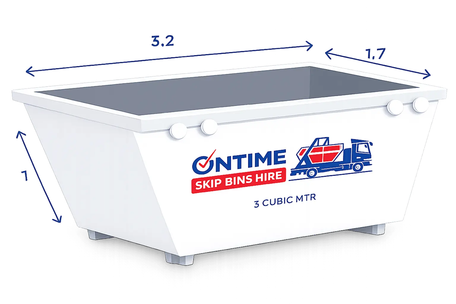 3m³ Skip Bin