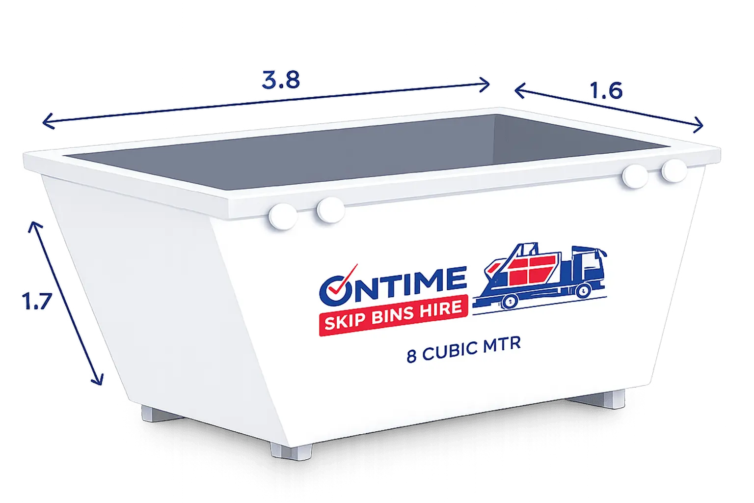 8m³ Skip Bin