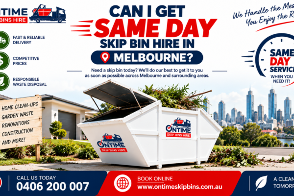 Same Day Skip Bin Hire Melbourne
